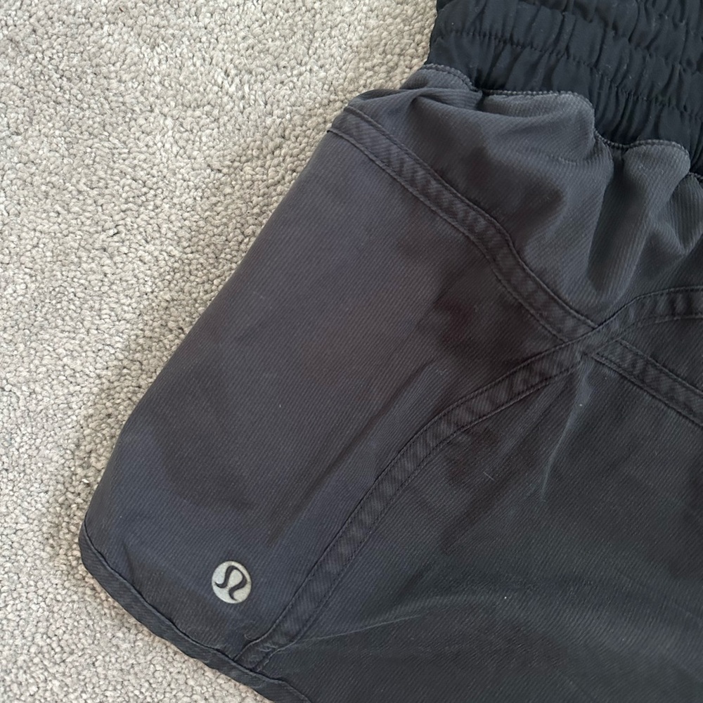 Black lulu lemon shorts. Good condition and quality!